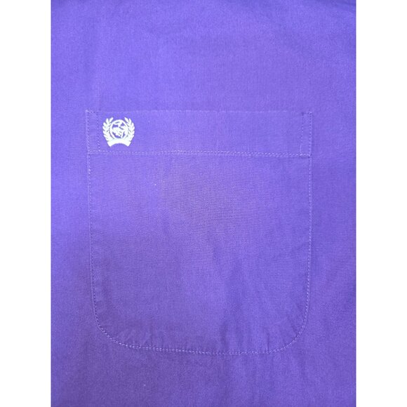 Cinch Mens Purple Button-Down Long Sleeve Shirt 3XL - Picture 5 of 8